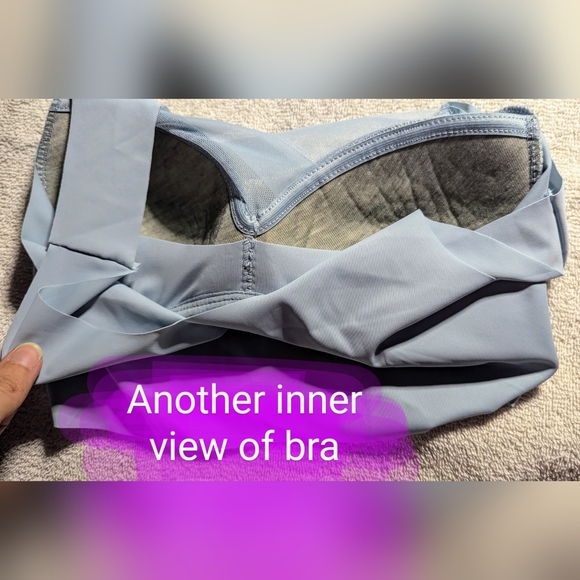 Size Small BNWT, light blue pullover, wide strap style bra - Picture 8 of 11